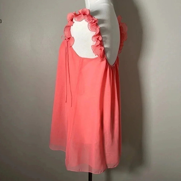 La Senza coral Y2K babydoll lingerie top M  coquette beach girl - Picture 4 of 5
